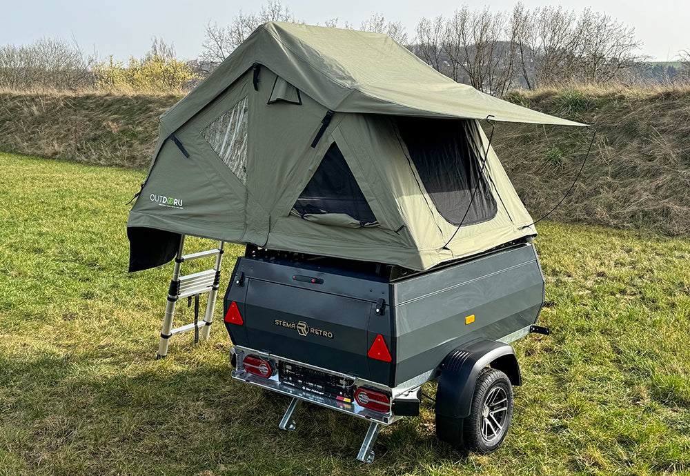 OnSite Pure Dachzelt-Anhänger + Dachzelt Compact