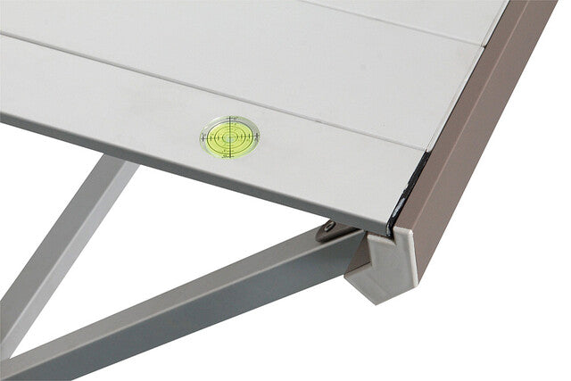 Tavolo Brunner Titanium Axia 4 Alu colore grigio chiaro