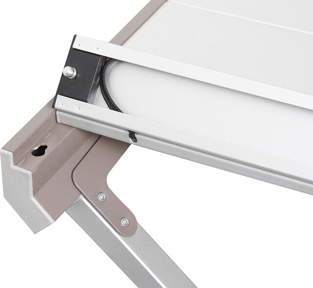 Tavolo Brunner Titanium Axia 4 Alu colore grigio chiaro